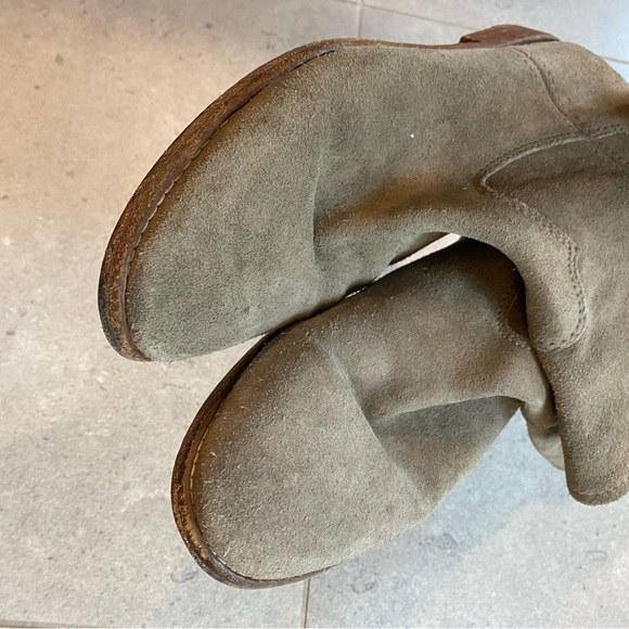 Isabel Marant Crisi Gray Suede Ankle Boots FR 40 US 10 - Picture 13 of 16